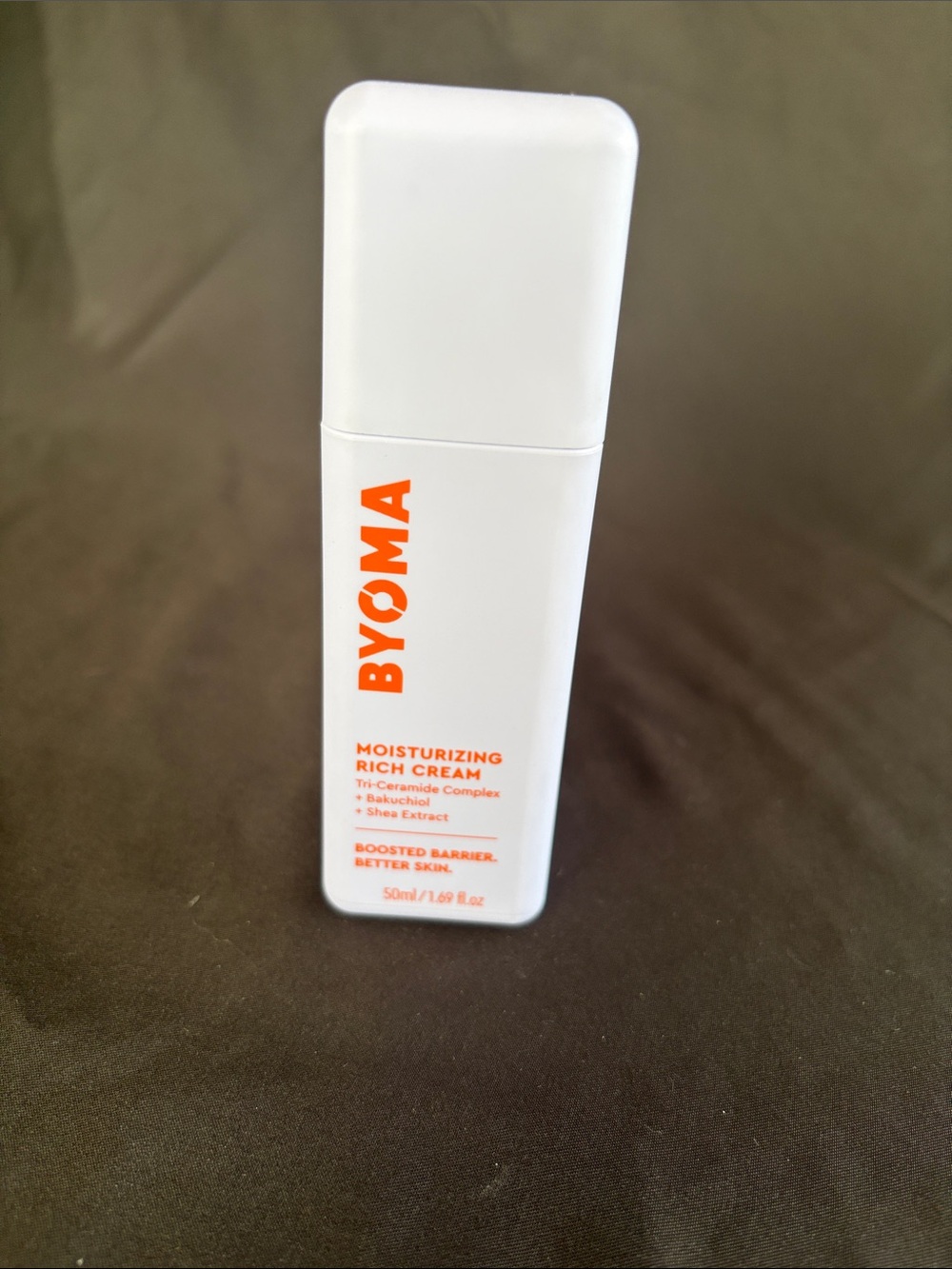 BYOMA Moisturizing Rich Cream — White with Orange Accents